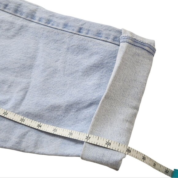 London London Vintage 90s Tapered Denim Jeans Rolled Cuff High Rise UK14/US 10 - Picture 10 of 10